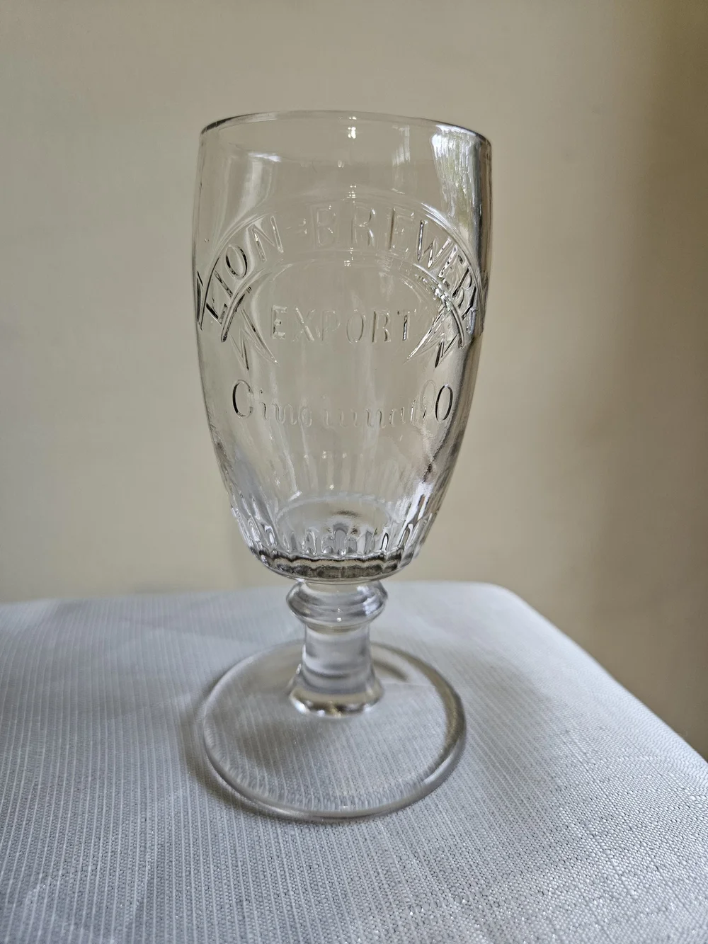 Lion Brewery Pre-Prohibition Beer Glass